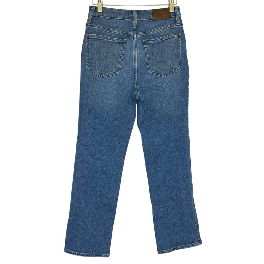 Madewell jeans slim demi-boot crop high rise medium wash size 26 - Picture 2 of 10